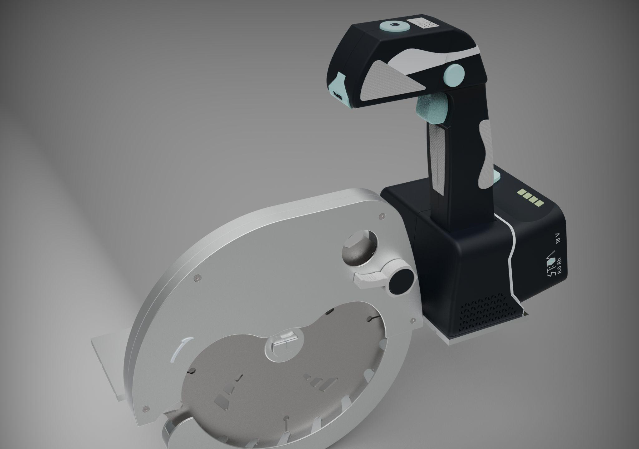 3d cad of circular saw